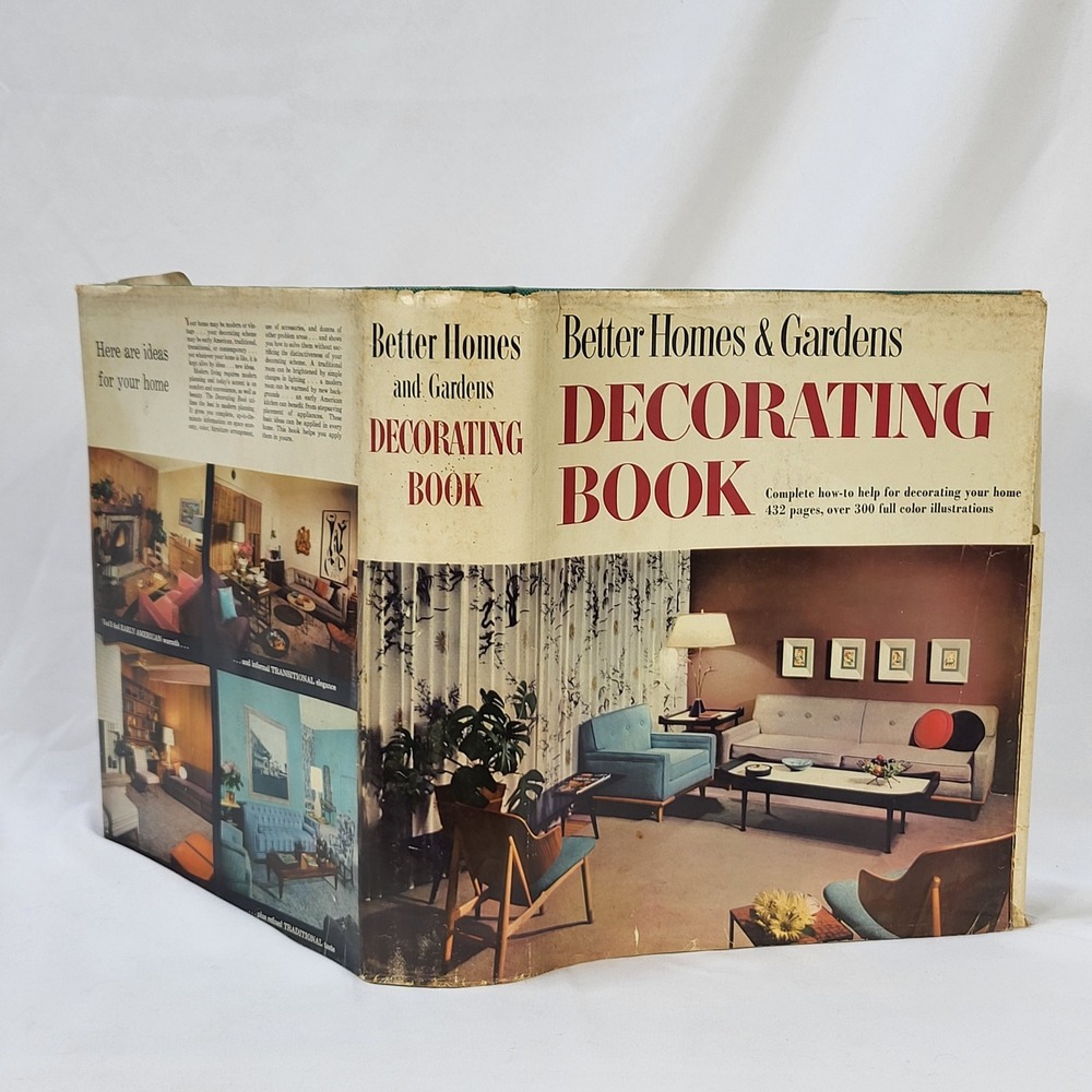 VTG Better Homes & Gardens Decorating MCM 1950s 1960s Atomic Decor Book Binder
